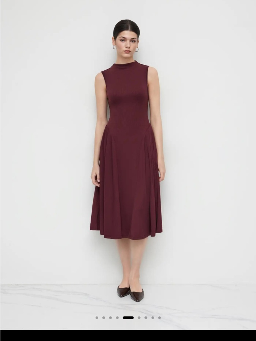 BLACK MIDI DRESS